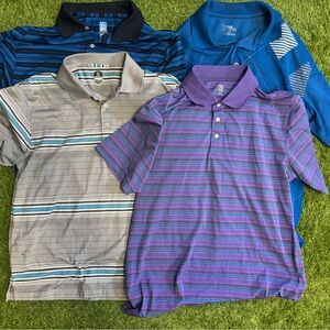 Four PGA golf polos men’s